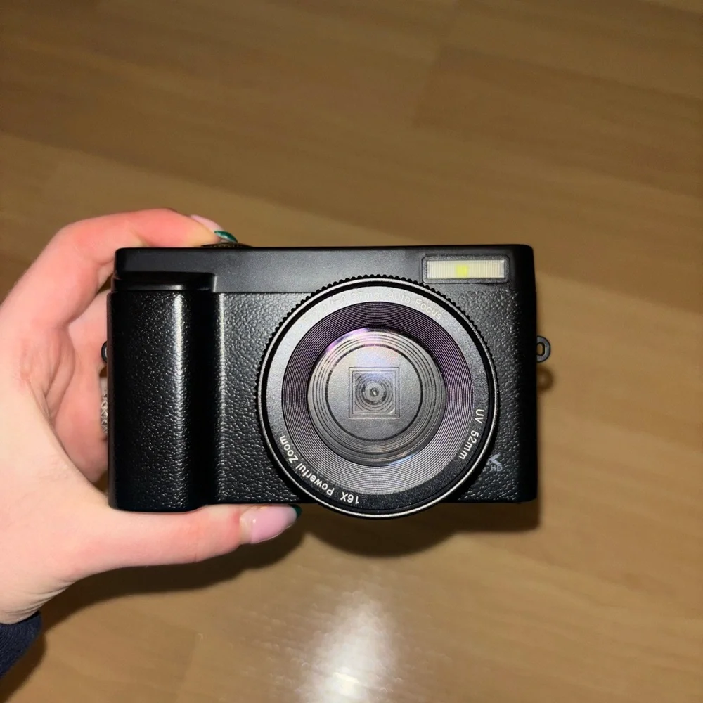 4K Black Digital Camera